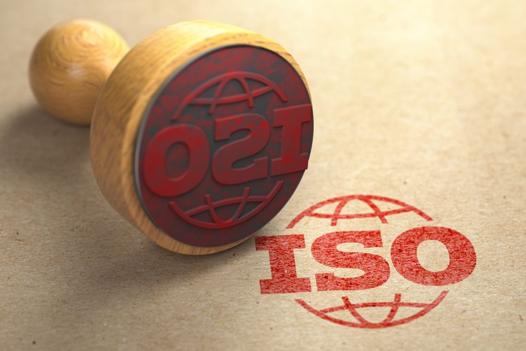 Iso being stamped